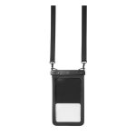 SPIGEN A603 vízhatlan/vízálló tok, AQUA (univerzális, IPX8, nyakba akasztható, 2 zseb, 6.8" méret) FEKETE