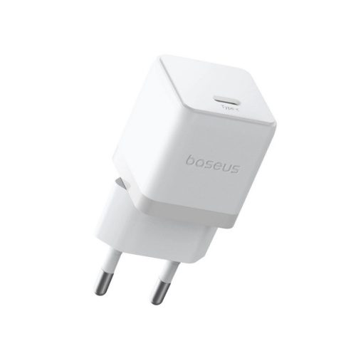 BASEUS PALM hálózati töltő Type-C aljzat (30W, PD gyorstöltő 3.0) FEHÉR