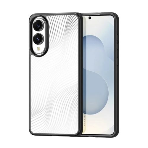 DUX DUCIS AIMO szilikon telefonvédő (ütésállóság, kameravédő, matt, hullám) FEKETE