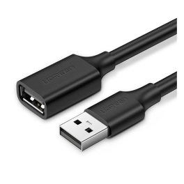 UGREEN adatkábel hosszabbító (USB - USB, 100cm) FEKETE
