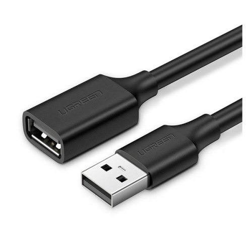UGREEN adatkábel hosszabbító (USB - USB, 100cm) FEKETE