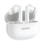 UGREEN HITUNE T6 WS200 bluetooth fülhallgató SZTEREO (v5.3, TWS, mikrofon, aktív zajszűrő, IPX5 + töltőtok) FEHÉR