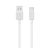 USAMS KY adatkábel (USB - Type-C, 3A, gyorstöltő, 200cm) FEHÉR