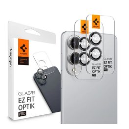   SPIGEN OPTIK PRO kameravédő üveg 2db (9H, csak lencse) ÁTLÁTSZÓ