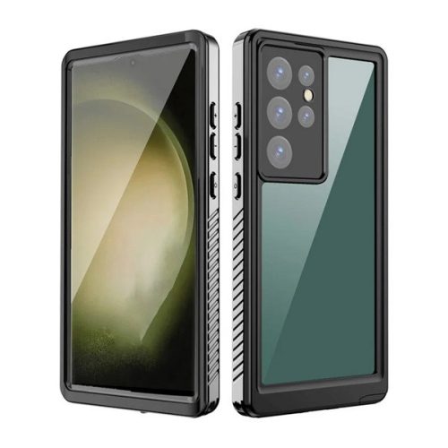 REDPEPPER vízhatlan/vízálló tok, AQUA (2 méterig, IP68, ütésállóság, légpárnás sarok) FEKETE