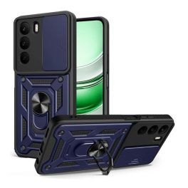 Defender szilikon telefonvédő (ütésállóság, tartógyűrű, kameravédő) SÖTÉTKÉK   Defender szilikon telefonvédő (ütésállóság, tartógyűrű, kameravédő) SÖTÉTKÉK