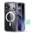 ESR CLASSIC HYBRID szilikon telefonvédő (ütésállóság, légpárnás sarok, MagSafe + képernyővédő üveg) ÁTLÁTSZÓ