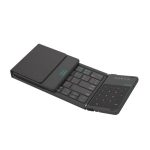 NILLKIN CUBE POCKET bluetooth billentyűzet (univerzális, QWERTY, angol nyelvű, számbillentyűzet, összehajtható) FEKETE