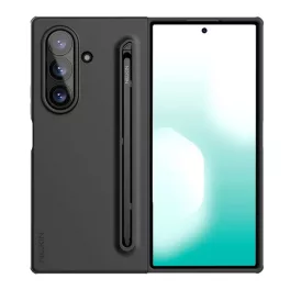   NILLKIN FLEX PURE FOLD szilikon telefonvédő (ultravékony, mikrofiber plüss belső, matt + érintő ceruza) FEKETE