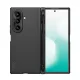 NILLKIN SUPER FROSTED FOLD műanyag telefonvédő (gumírozott, érdes felület, asztali tartó, érintő ceruza) FEKETE