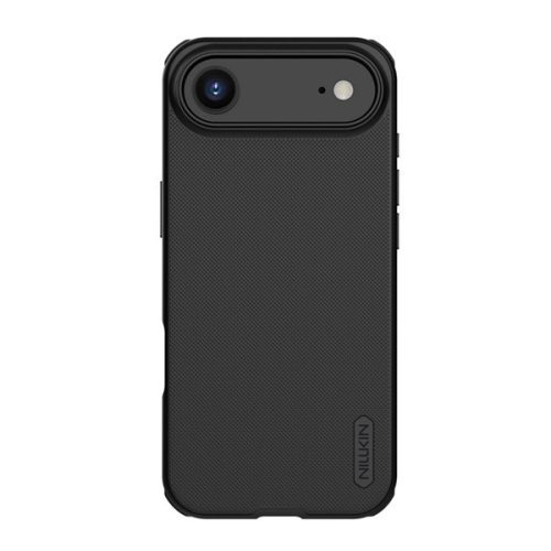 NILLKIN SUPER FROSTED PRO műanyag telefonvédő (ütésállóság, gumírozott, érdes felület) FEKETE