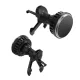 Designed for SAMSUNG autós tartó (szellőzőre, 360°, wireless, mágneses, gyorstöltő, Qi2) FEKETE