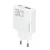 DUDAO hálózati töltő USB+Type-C aljzat (30W, PD gyorstöltő 3.0, GaN) FEHÉR