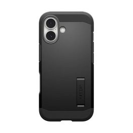 SPIGEN TOUGH ARMOR MAG T műanyag telefonvédő (ütésállóság, kitámasztó, MagSafe) FEKETE   SPIGEN TOUGH ARMOR MAG T műanyag telefonvédő (ütésállóság, kitámasztó, MagSafe) FEKETE