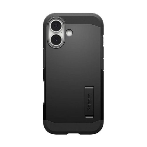 SPIGEN TOUGH ARMOR MAG T műanyag telefonvédő (ütésállóság, kitámasztó, MagSafe) FEKETE
