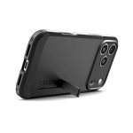 SPIGEN TOUGH ARMOR MAG T műanyag telefonvédő (ütésállóság, kitámasztó, MagSafe) FEKETE