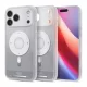 SPIGEN ULTRA HYBRID MAG műanyag telefonvédő (ütésállóság, légpárnás keret, MagSafe) EZÜST