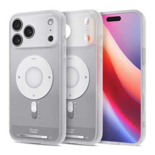 SPIGEN ULTRA HYBRID MAG műanyag telefonvédő (ütésállóság, légpárnás keret, MagSafe) EZÜST