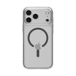   SPIGEN ULTRA HYBRID MAG műanyag telefonvédő (ütésállóság, légpárnás keret, MagSafe) SÖTÉTSZÜRKE