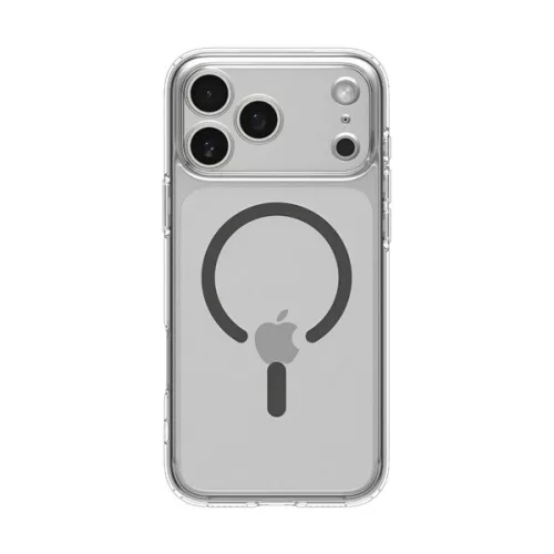 SPIGEN ULTRA HYBRID MAG műanyag telefonvédő (ütésállóság, légpárnás keret, MagSafe) SÖTÉTSZÜRKE