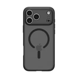   SPIGEN ULTRA HYBRID MAG műanyag telefonvédő (ütésállóság, légpárnás keret, matt, MagSafe) FEKETE