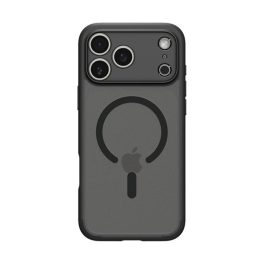 SPIGEN ULTRA HYBRID MAG műanyag telefonvédő (ütésállóság, légpárnás keret, matt, MagSafe) FEKETE   SPIGEN ULTRA HYBRID MAG műanyag telefonvédő (ütésállóság, légpárnás keret, matt, MagSafe) FEKETE