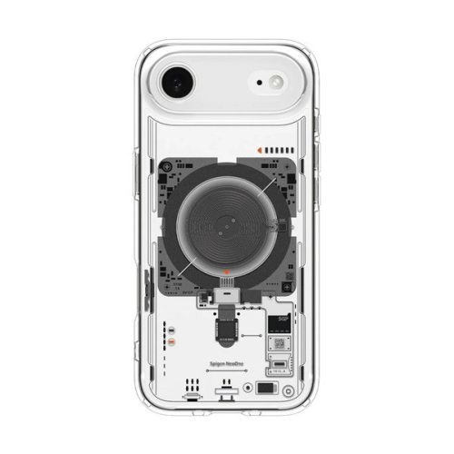 SPIGEN ULTRA HYBRID MAG NEO ONE műanyag telefonvédő (ütésállóság, légpárnás keret, MagSafe) ÁTLÁTSZÓ