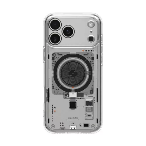 SPIGEN ULTRA HYBRID MAG NEO ONE műanyag telefonvédő (ütésállóság, légpárnás keret, MagSafe) ÁTLÁTSZÓ