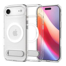 SPIGEN ULTRA HYBRID S műanyag telefonvédő (ütésállóság, légpárnás keret, kitámasztó, MagSafe) ÁTLÁTSZÓ   SPIGEN ULTRA HYBRID S műanyag telefonvédő (ütésállóság, légpárnás keret, kitámasztó, MagSafe) ÁTLÁTSZÓ
