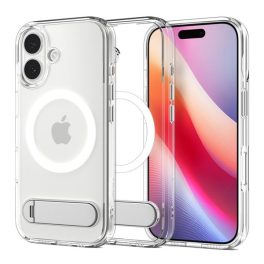 SPIGEN ULTRA HYBRID S műanyag telefonvédő (ütésállóság, légpárnás keret, kitámasztó, MagSafe) ÁTLÁTSZÓ   SPIGEN ULTRA HYBRID S műanyag telefonvédő (ütésállóság, légpárnás keret, kitámasztó, MagSafe) ÁTLÁTSZÓ