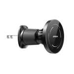 JOYROOM JR-ZS502 autós tartó (műszerfalra, szellőzőre, öntapadó, 360°, 15W, wireless, mágneses) FEKETE