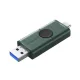KINGSTON DT DUO pendrive/USB Stick (USB 3.2 + Type-C, Gen 1) 128GB FEKETE/SÖTÉTZÖLD