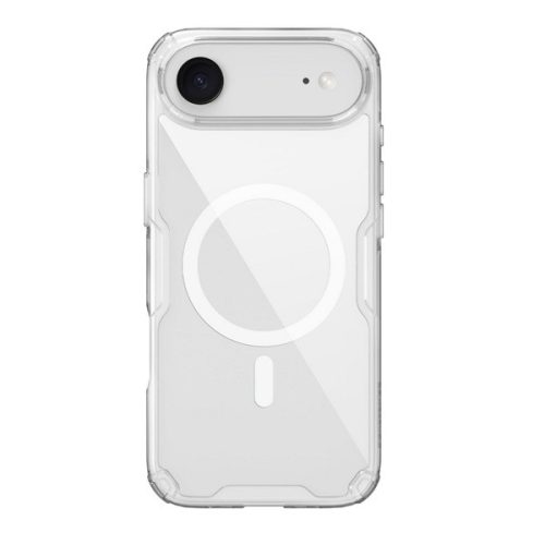 NILLKIN NATURE PRO MAGNETIC műanyag telefonvédő (ütésállóság, légpárnás sarok, MagSafe) ÁTLÁTSZÓ