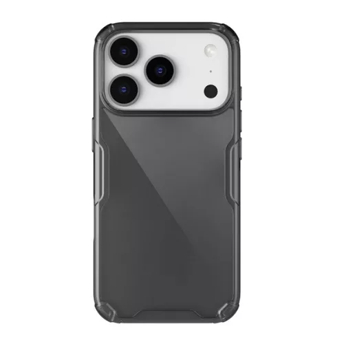 NILLKIN NATURE PRO szilikon telefonvédő (ütésállóság, légpárnás sarok) FEKETE
