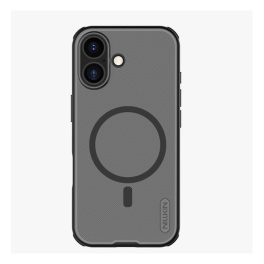   NILLKIN SUPER FROSTED PRO MAGNETIC műanyag telefonvédő (mágneses, ütésállóság, gumírozott) ÁTLÁTSZÓ/FEKETE