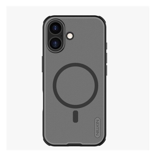 NILLKIN SUPER FROSTED PRO MAGNETIC műanyag telefonvédő (mágneses, ütésállóság, gumírozott) ÁTLÁTSZÓ/FEKETE