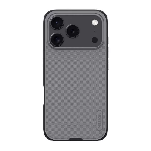 NILLKIN SUPER FROSTED PRO műanyag telefonvédő (ütésállóság, gumírozott, érdes felület) ÁTLÁTSZÓ/FEKETE