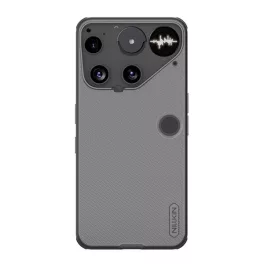   NILLKIN SUPER FROSTED PRO műanyag telefonvédő (ütésállóság, gumírozott, érdes felület) ÁTLÁTSZÓ/FEKETE