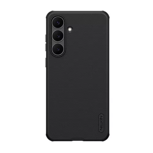 NILLKIN SUPER FROSTED PRO műanyag telefonvédő (ütésállóság, gumírozott, érdes felület) FEKETE