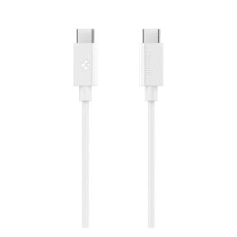   SPIGEN ESSENTIAL EB6010CC adatkábel (Type-C - Type-C, 60W, PD gyorstöltő, 100cm) FEHÉR