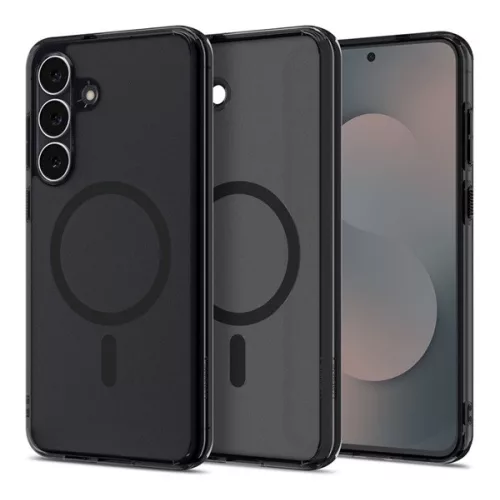 SPIGEN ULTRA HYBRID MAG műanyag telefonvédő (ütésállóság, légpárnás keret, MagSafe) FEKETE