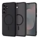 SPIGEN ULTRA HYBRID MAG műanyag telefonvédő (ütésállóság, légpárnás keret, MagSafe) FEKETE