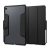 SPIGEN ULTRA HYBRID PRO tok álló, bőr hatású (FLIP, oldalra nyíló, TRIFOLD, asztali tartó, ceruza tartó) FEKETE