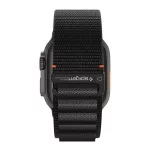 SPIGEN WBF1 pótszíj (egyedi méret, nagy, textil, állítható) FEKETE