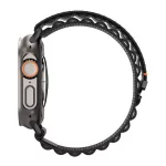 SPIGEN WBF1 pótszíj (egyedi méret, nagy, textil, állítható) FEKETE