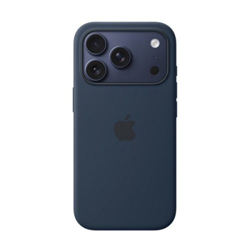 APPLE szilikon telefonvédő (MagSafe) ÉJFEKETE