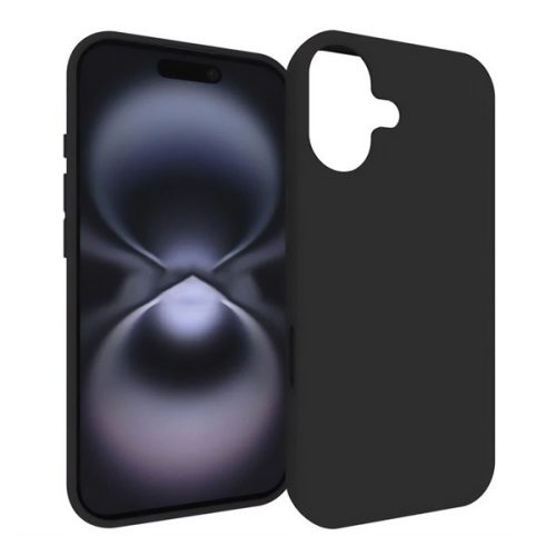 Szilikon telefonvédő (ultravékony) FEKETE