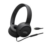 JBL TUNE 520C vezetékes fejhallgató SZTEREO (Type-C, mikrofon, összehajtható) FEKETE
