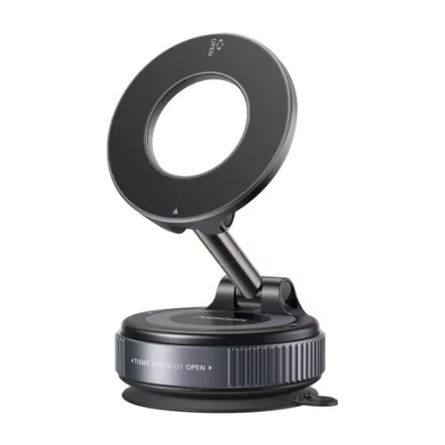 JOYROOM JR-ZS501 autós tartó (műszerfalra, tapadókorongos, mágneses, 360°, 4-7" méret) SÖTÉTSZÜRKE