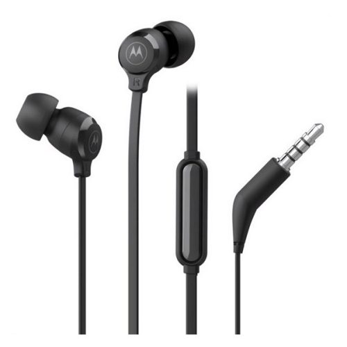 MOTOROLA EARBUDS 3S fülhallgató SZTEREO (3.5mm jack, mikrofon, felvevő gomb) FEKETE